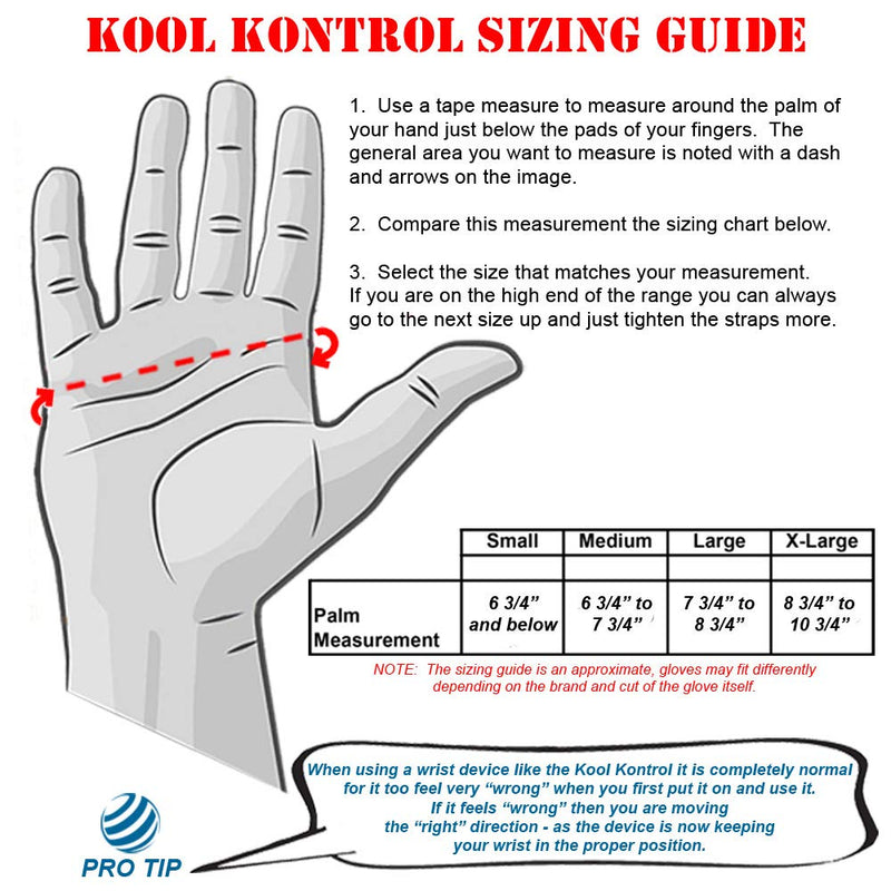 bowlingball.com Kool Kontrol Bowling Wrist Positioner Small Left - NewNest Australia