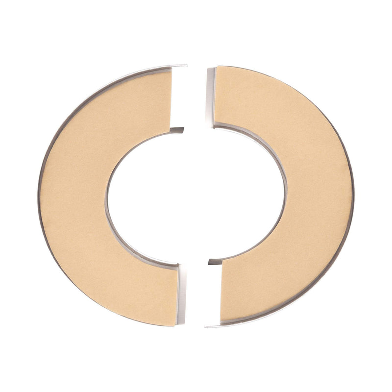 uxcell Wall Split Flange, Stainless Steel Round Escutcheon Plate for 51mm Diameter Pipe 4Pcs - NewNest Australia