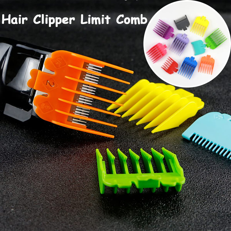 YUTOU Slide-on combs for clippers, 10 pieces hair clipper guide limit comb set - 1.5 mm to 25 mm hair trimmer attachments for choice hair clippers/trimmers for hairdresser salon tools - NewNest Australia