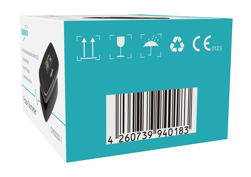 Europapa Pulse Oximeter, Finger Pulse Oximeter, Ideal For Quick Measurement Of Oxygen Saturation (Spo2), Simple Heart Rate Monitor For Adults, Oled Display (Black) - NewNest Australia