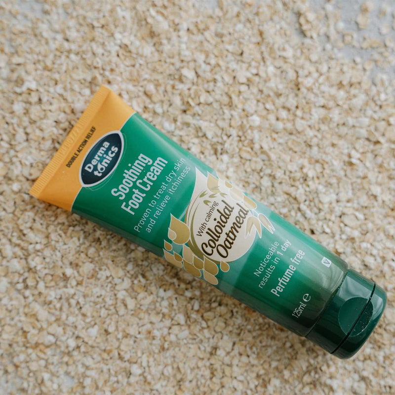 Dermatonics Soothing Foot Cream with Calming Colloidal Oatmeal | Rapidly Soothes and Relieves Itchiness Caused by Athlete’s foot, Diabetes, Dermatitis or Other Dry Skin Conditions | 125 ml 125 ml (Pack of 1) - NewNest Australia