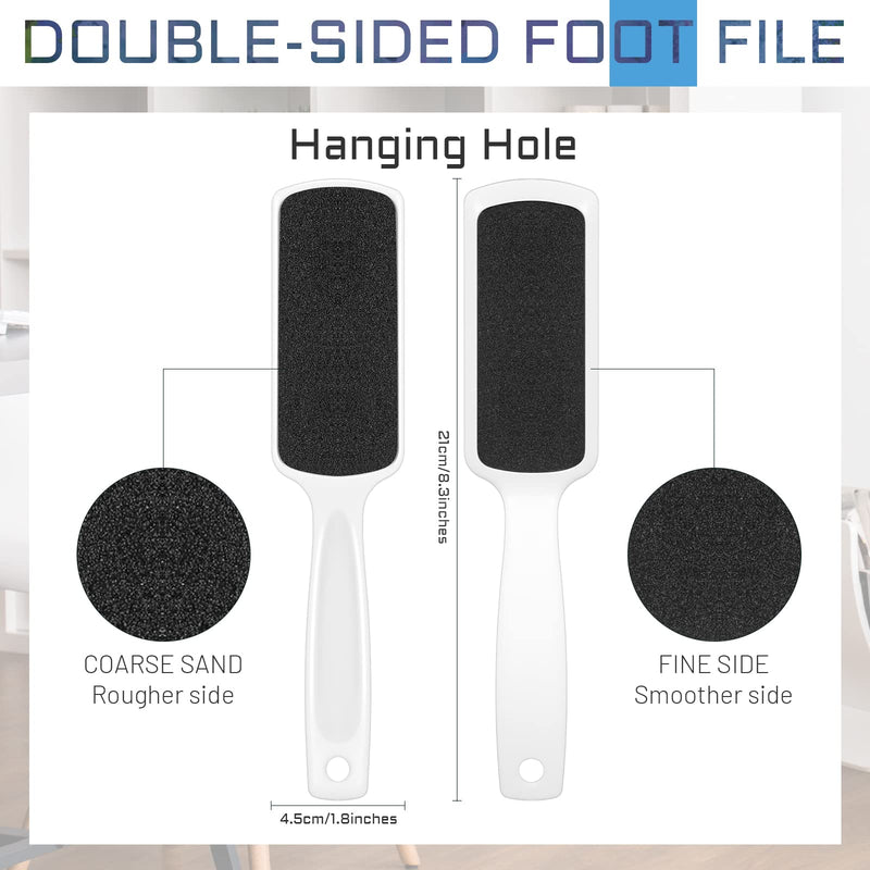 Double Sided Foot File Pedicure Foot Rasp File Foot Scraper Dead Skin Remover for Feet Heel Callus Hard Skin Remover Foot Scrubber Foot Exfoliator Foot Care for Wet and Dry Cracked Feet Spa Women - NewNest Australia