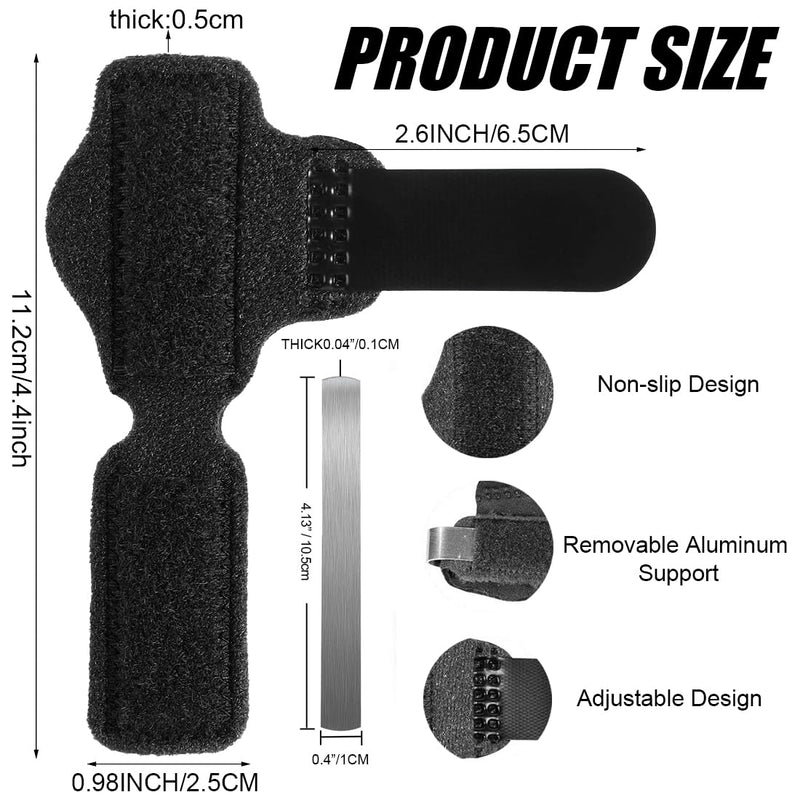 Toe Splint of Broken Toe Toe Straightener Toe Straightener for Aligning and Supporting Toes for Hammer Toes Bent Toes 2Pcs - NewNest Australia