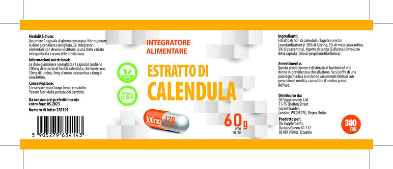 Lutein 30mg Meso-zeaxanthin 9mg Zeaxanthin 6mg from marigold extract 120 vegan capsules 300mg, laboratory tested, high dose, non-GMO - NewNest Australia