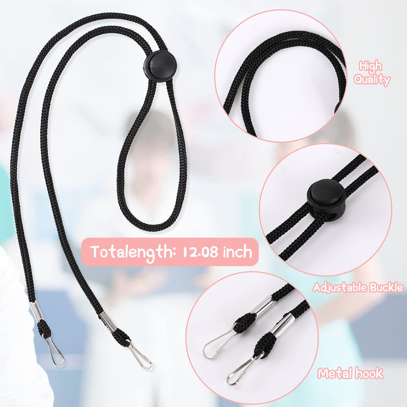 MIAODAM Face Mask Lanyard for Kids, Mask Holder Mask Lanyard with Clips, Ear Saver for Kids (5pcs Black) 5 B-lan-black - NewNest Australia