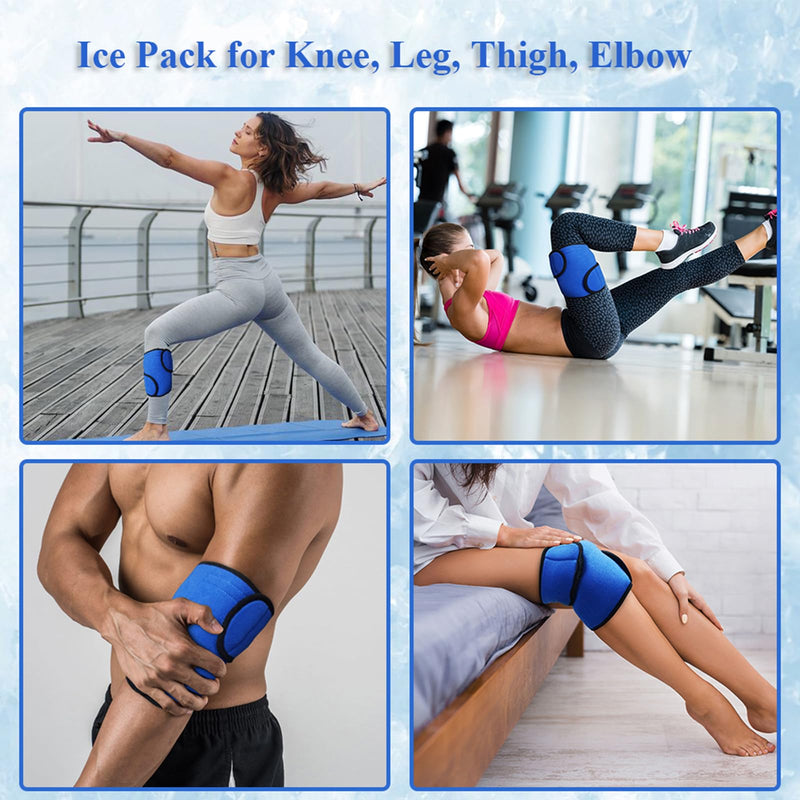 Knee Cooling Pad Gel Cooling Pads For Knee Hot Cold Therapy - Ideal For Knee Joint Pain, Swelling, Meniscus Tear, Rheumatoid Arthritis. Men And Women, 2 √Ó Cold Compresses (8 X 5.5 Inches) - NewNest Australia