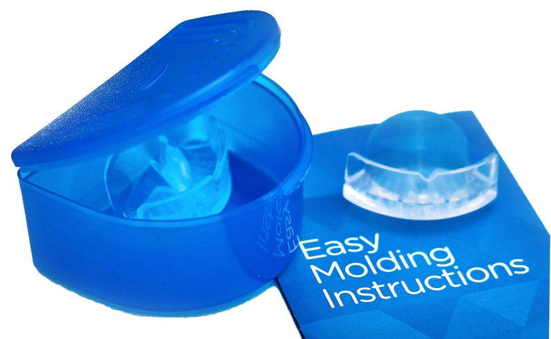 Dental Guard SMARTGUARD ELITE (2 Guards 1 Travel case) Front tooth Custom Anti Teeth Grinding Night Guard for Clenching - TMJ Dentist Designed - Bruxing Splint Mouth Protector For Relief of Symptoms - NewNest Australia