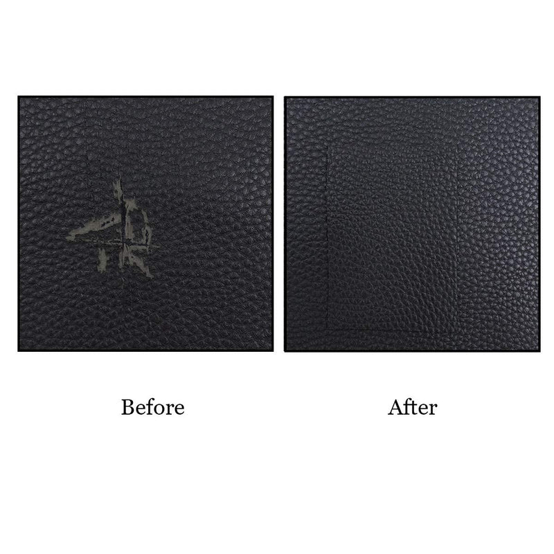 Vowcarol Leather Repair Kits for Couches and Cars, Leather Repair Patches Super-Thin Vinyl Repair kit 2 PCS Black - NewNest Australia