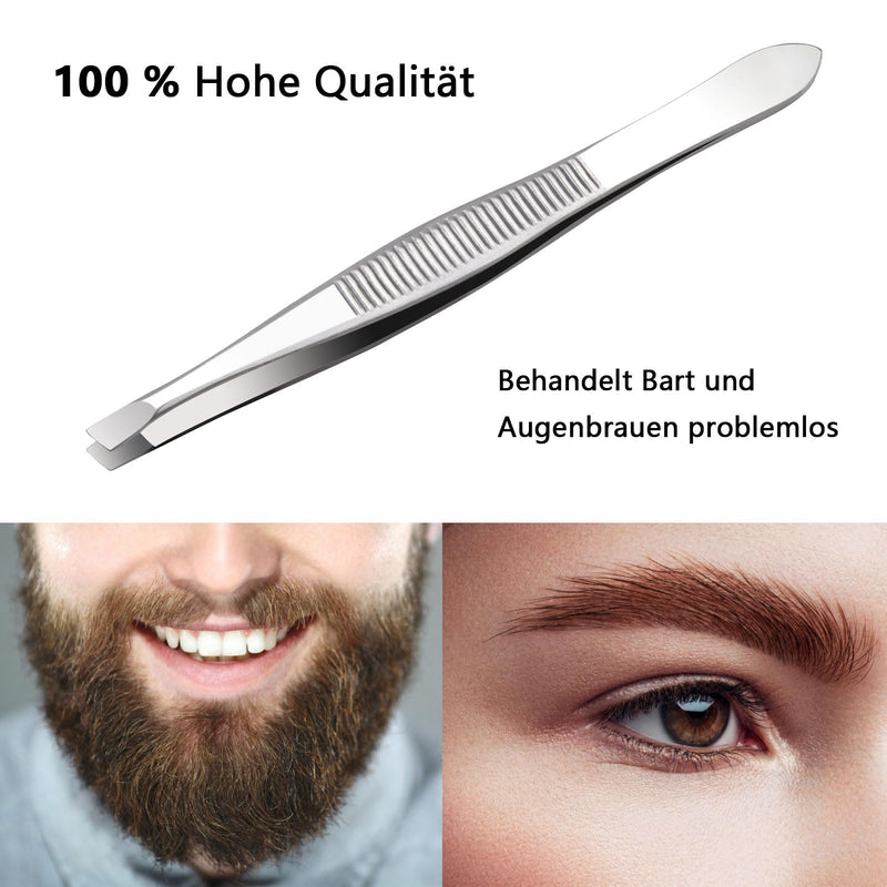 Professional Tweezers Set, 3-Piece Tweezers Splitter Tweezers Eyebrow Tweezers Medical Eyebrow Plucking Professional Tweezers Set Precision Tweezers Set Face Care For Plucking Eyebrows - NewNest Australia