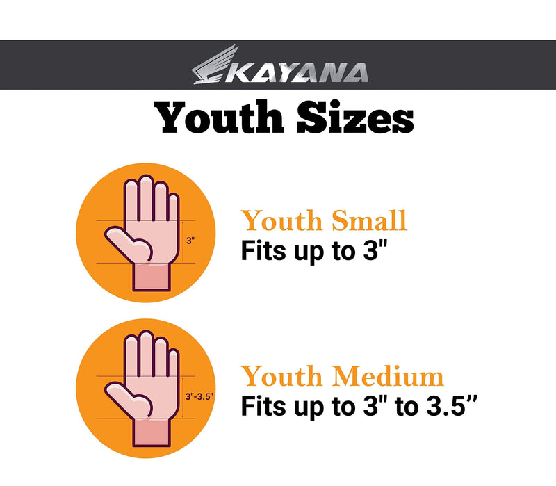 KAYANA 3 Hole Leather Gymnastics Hand Grips - Palm Protection and Wrist Support for Cross Training, Kettlebells, Pull ups, Weightlifting, Chin ups, Workout, & Exercise Youth Pink Small - NewNest Australia