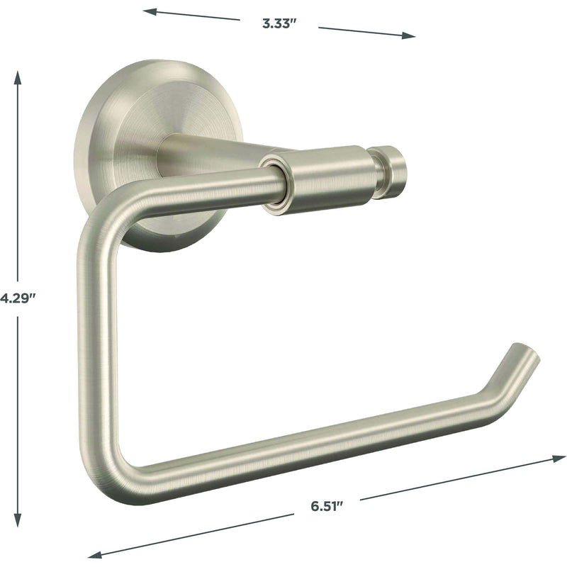 Delta Faucet Westdale Toilet Paper Holder, SpotShield Brushed Nickel , Bathroom Accessories, WSD50-BN - NewNest Australia