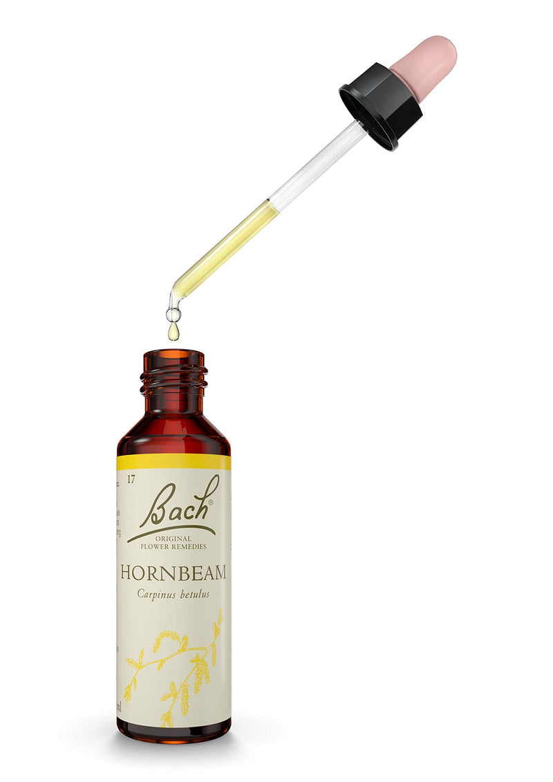Bach Original Flower Remedy Hornbeam, Flower Essences, Vegan formula, Let me be me, An Individual and Personal Approach to Emotional Wellness, Easy to use, 1 Dropper Bottle x 20 ml - NewNest Australia