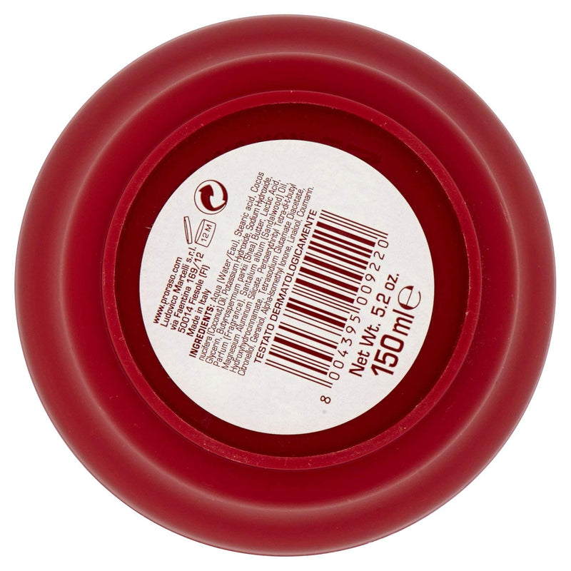 PRORASO Shaving Soap in bowl Red, 150 ml - NewNest Australia