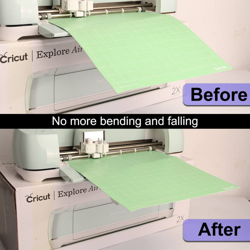 LOPASA Extension Tray Compatible with Cricut Explore Air 2 3, Cricut Mats Holder, Cricut Cutting Mats Extender, Suitable for 12x12 & 12x24 Grip Cutting Mat and Vinyl (Explore Air Only) - NewNest Australia