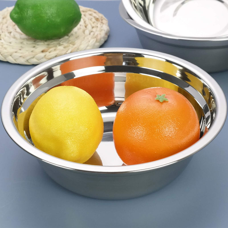 NewNest Australia - Zerdyne Stainless Steel Mixing Bowls, Outdoor Serving Bowl, Camping Bowl Set of 4 