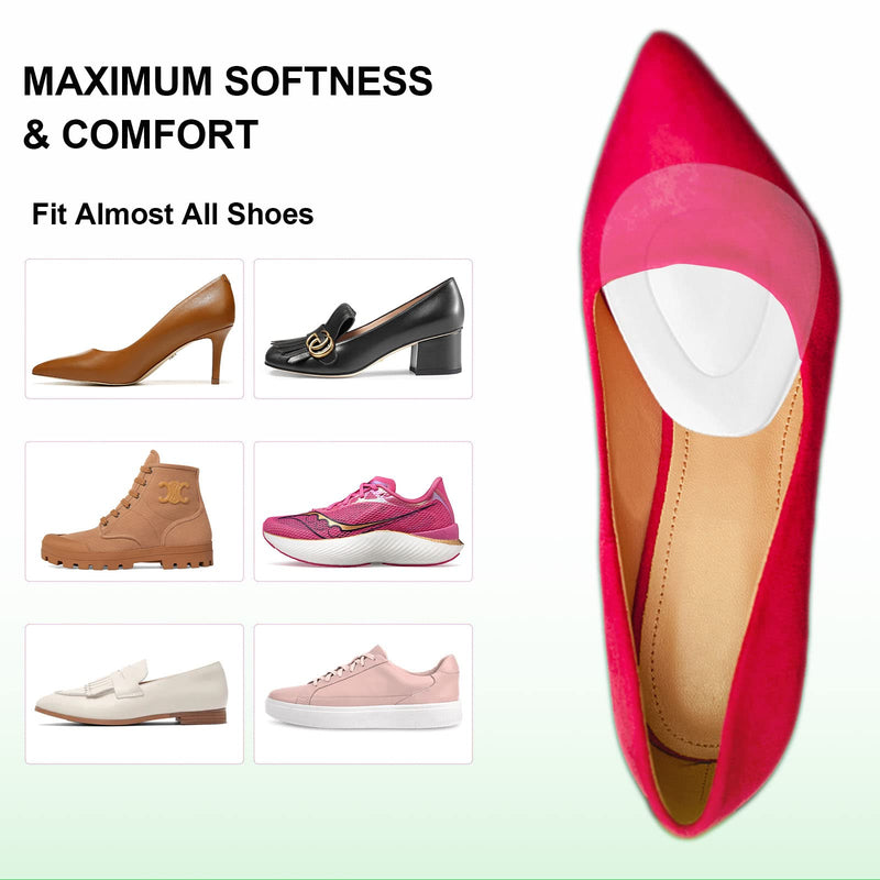 Metatarsal Pads Women Pack Of 8 Ball Of Foot Cushions For Men, Shoe Pad Foot Pad For Pain Relief, Gel Metatarsal Pad Insoles, Foot Cushion For Bunion Of Foot, Callus Cushion - NewNest Australia