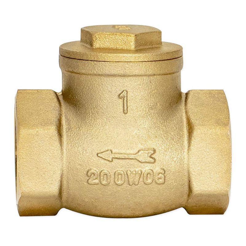 EZ-FLO 20425LF, Brass Swing Check Valve, 1" IPS - NewNest Australia