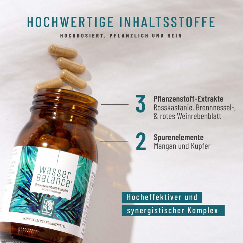 Nettle Capsules Complex With Horse Chestnut Extract And Red Vine Leaves I Vegan And Without Chemical Strong Drainage Tablets Strong I 90 Water Tablets Capsules By Naturtreu - NewNest Australia