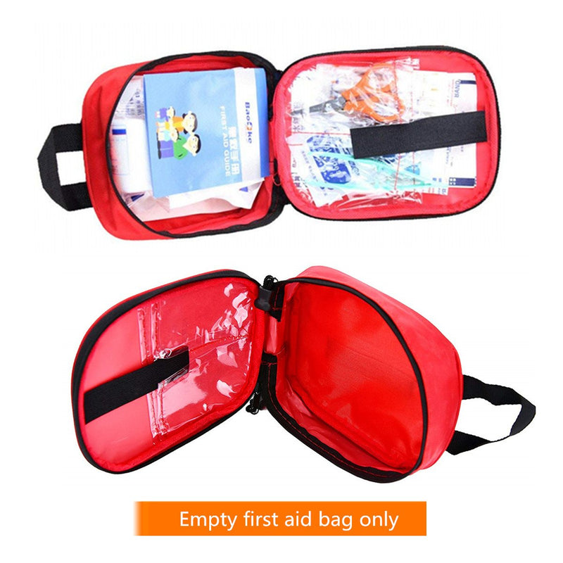 Aranticy First Aid Kit, 2 Pieces Empty First Aid Case Nylon First Aid Pouch Bag Waterproof Emergency Bag Medical Bag Small Compact Perfect For Home Car Camping Travel Outdoors - NewNest Australia