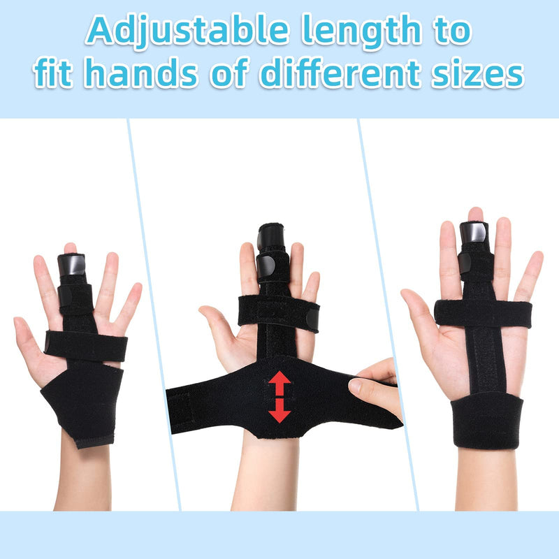 Finger Splint Middle Finger Index Finger Small Finger Ring Finger Splint For Immobilization Finger Orthosis Finger Bandages Splints & Loops For Finger Support - NewNest Australia