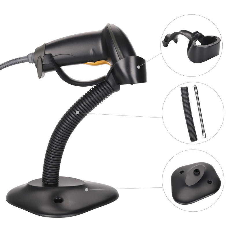Goose Neck Hands Free Adjustable Barcode Scanner Stand for Desk Support Holder - NewNest Australia