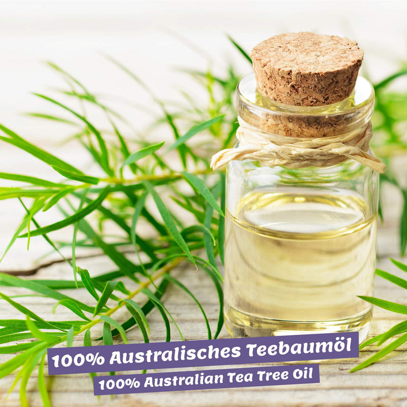 ORGANIC Tea Tree Oil 10ml, vegan – 100% pure tea tree essential oil from Australia – Treatment for blemished skin, inflammatory skin conditions, anti-pimples and acne 10 ml - NewNest Australia