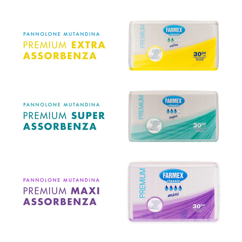 Farmex Incontinence Nappy For Adults, Tnt Super Absorbent Disposable Underwear For Bladder Weakness, Breathable And Hypoallergenic, Skin-Friendly, L, Pack Of 30 - NewNest Australia