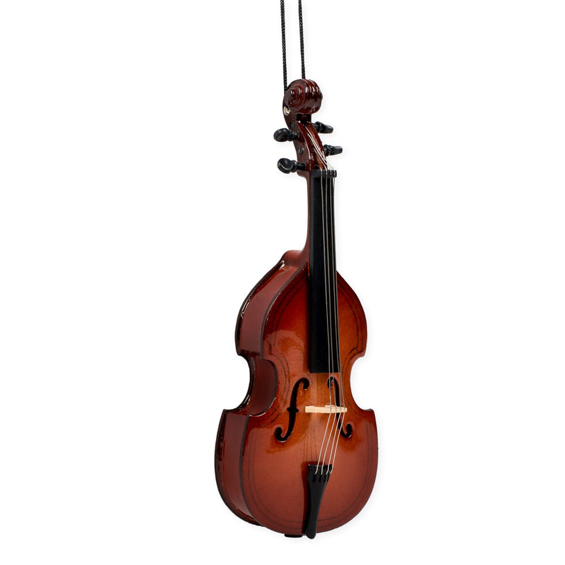 NewNest Australia - Broadway Gifts Upright Bass Tree Ornament,brown,2 x 5 