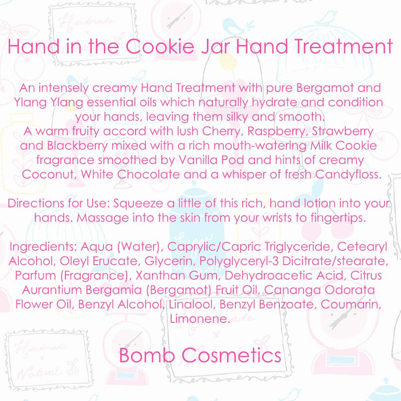 Bomb Cosmetics Hand in The Cookie Jar Hand Treatment Cream, 25ml - NewNest Australia