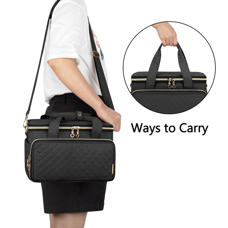 YARWO Carrying Case Compatible with Cricut Joy, Travel Storage Bag for Craft Pen Set and Power Cord, Black - NewNest Australia