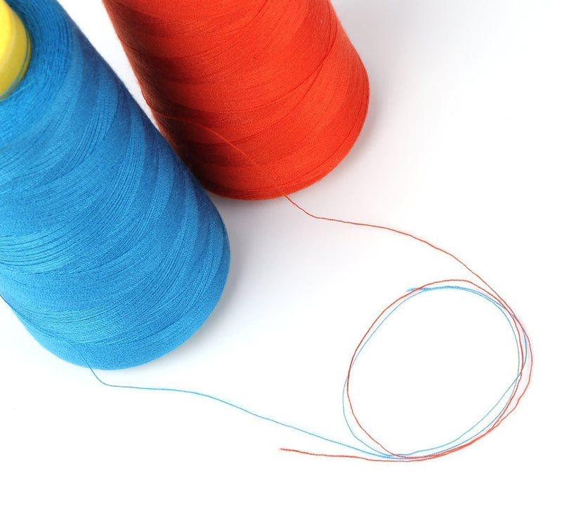 AK TRADING CO. AK Trading 4-Pack Aqua All Purpose Cones (6000 Yards Each) of High Tensile Polyester Thread Spools for Sewing, Quilting, Machines, Overlock Sergers, 4 Count - NewNest Australia