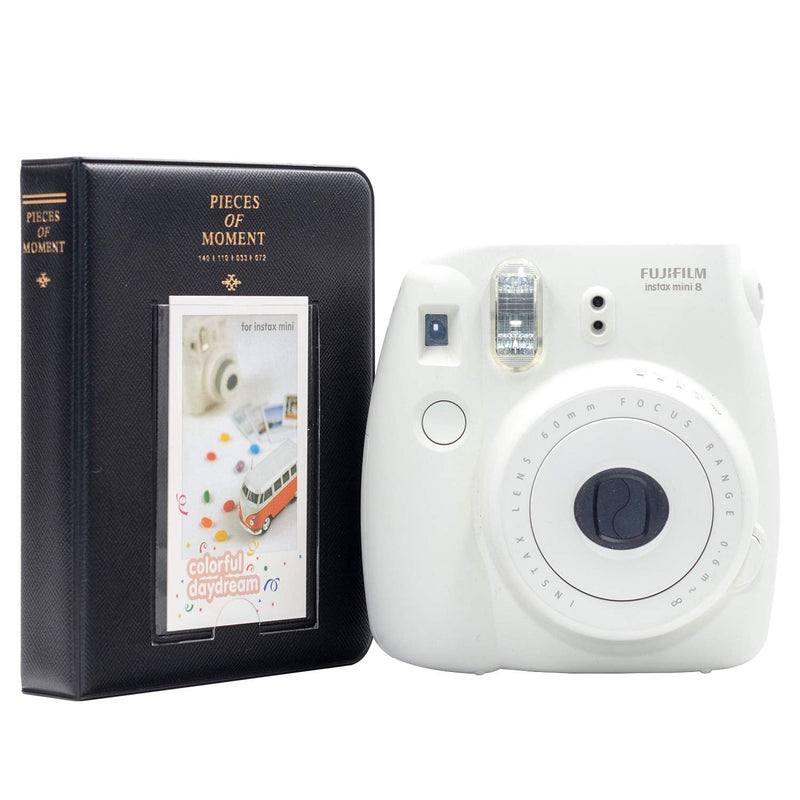Ablus 64 Pockets Mini Photo Album for Fujifilm Instax Mini 7s 8 8+ 9 25 26 50s 70 90 Instant Camera & Name Card (Black n) Black 2 - NewNest Australia
