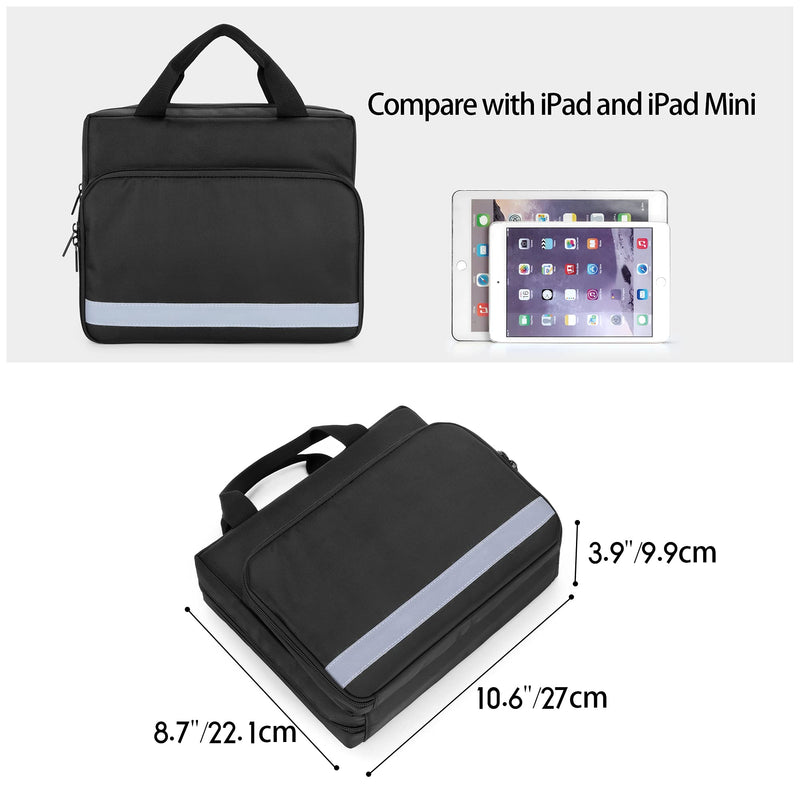 Trunab Padded Stethoscope Case, Small First Aid Kit Bag Empty, Hold Two Stethoscopes Compatible with 3M Littmann/MDF/ADC, Ideal for Home, Car, Camping and Hiking,Balck Black - NewNest Australia