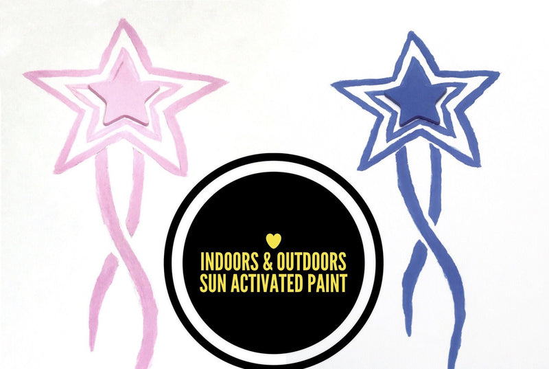 Sun Activated Photochromic Powder Pigment PINK changing to VIOLET-BLUE when exposed to UV Light Perfect for Color Changing Slime Science Experiments - NewNest Australia