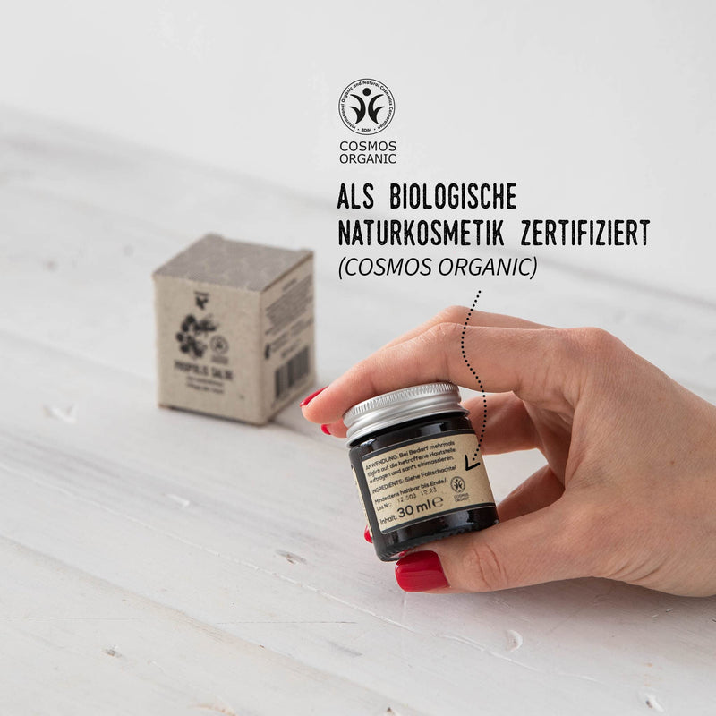 Beegut Propolis Ointment For Natural Care And Protection Of The Skin, High-Quality Propolis Cream, Certified Natural Cosmetics From The Allg√§U, Sustainably Packaged - NewNest Australia