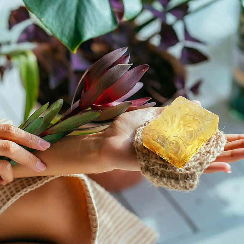 Yancorp 3 Pack Silicone Soap Molds 6 Cavities Silicone Soap Mold Rectangle Oval and Flower Shapes Soap Molds for Soap Making Handmade Cake Chocolate Biscuit Pudding Jelly Ice Cube Tray - NewNest Australia