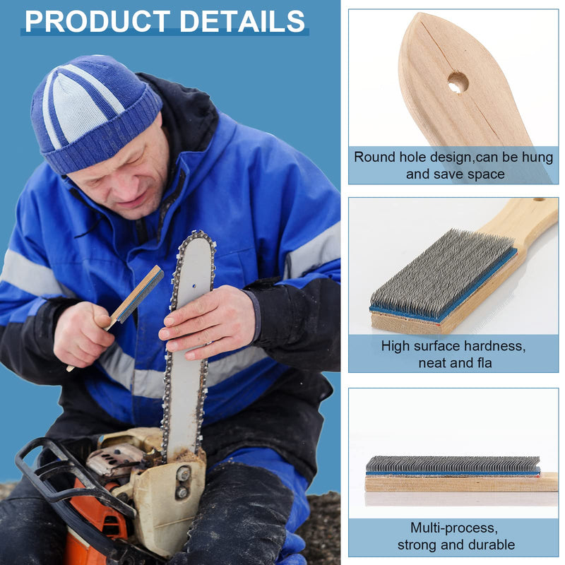 File Card Brush Steel Card File Brush Cleaner Remove Chip Metal Bits Cleaning 8.26 Inch Length, 2 Pieces - NewNest Australia