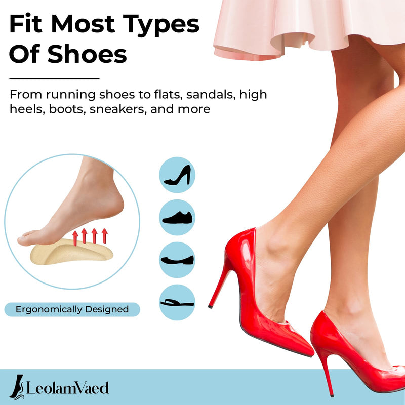 Arch Support Reusable Arch Support Shoe Insoles For Relief Of Plantar Fasciitis, Self-Adhesive Flat Foot Insoles, Orthopedic Insoles To Relieve Foot Pressure - 5 Pairs - NewNest Australia
