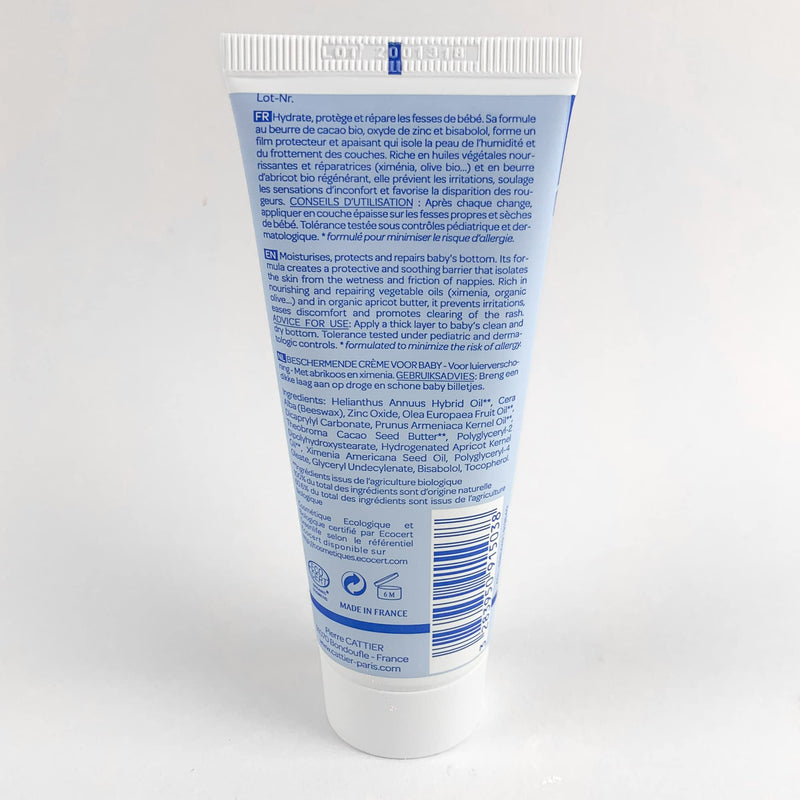Cattier Baby Nappy Cream For Baby 75ml - NewNest Australia