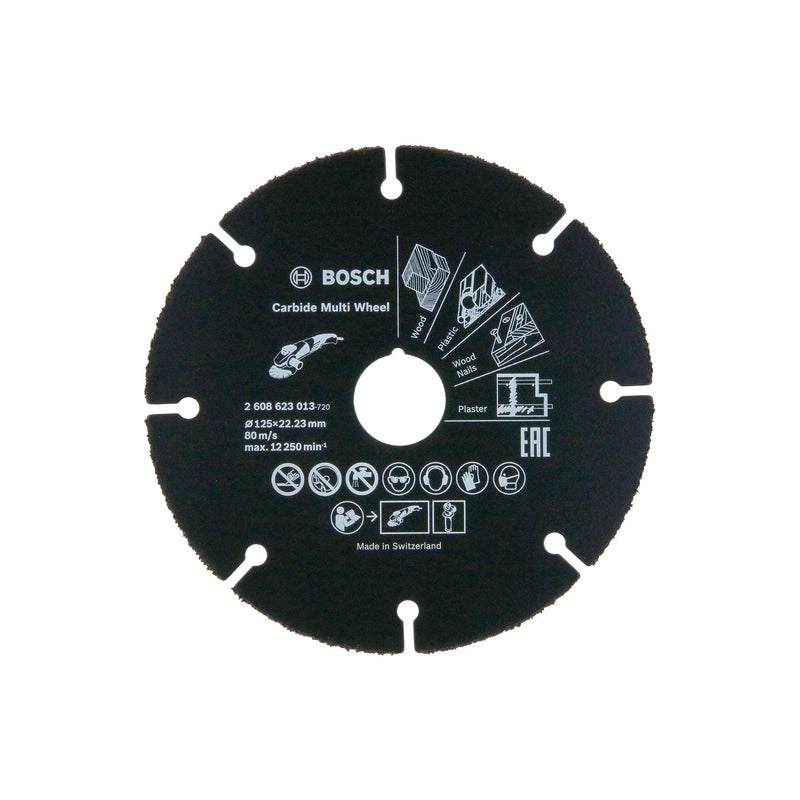 Bosch 2608623013 Cutting Disc"Multiwheel" of Tungsten Carbide 4.92In 125mm - NewNest Australia