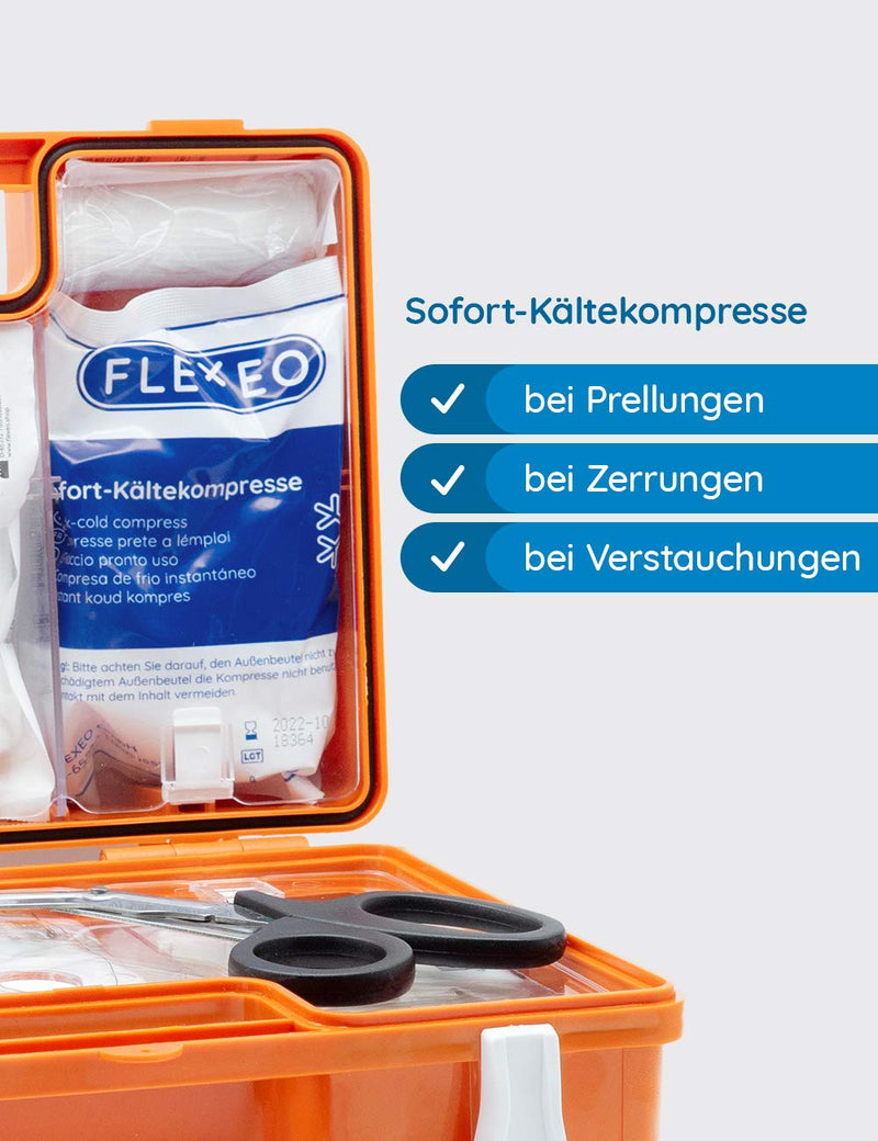 10 x FLEXEO Instant Cold Compress 15 x 17 cm Large Instant Cold Compress Cold Instant Ice Bag Cold Compress Cooling Compress Instant Ice Bag Disposable Cooling Compress Cool Packs Quick Pack of 10 L (15 x 17 cm) - NewNest Australia
