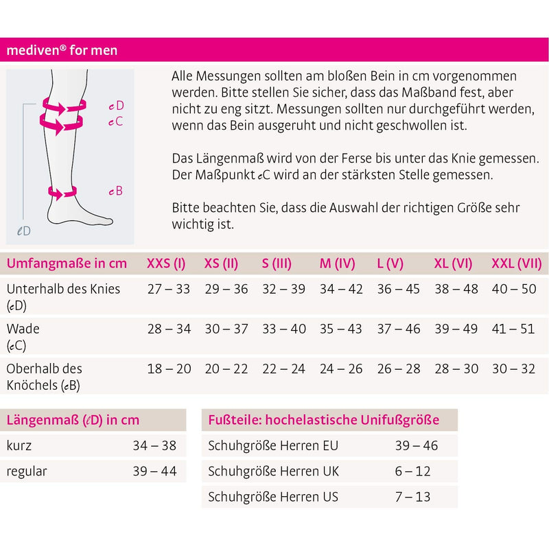 medi mediven for men - compression stockings men | CCL1 | normal Marine VI - NewNest Australia