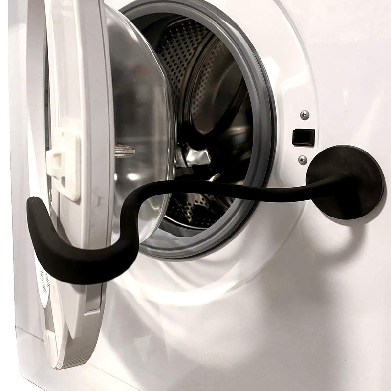 Spidfee Front Washer Door, Flexible Washer and Dryer Door Support Keep Washer Drying Door Open to Keep Dry - Black - NewNest Australia