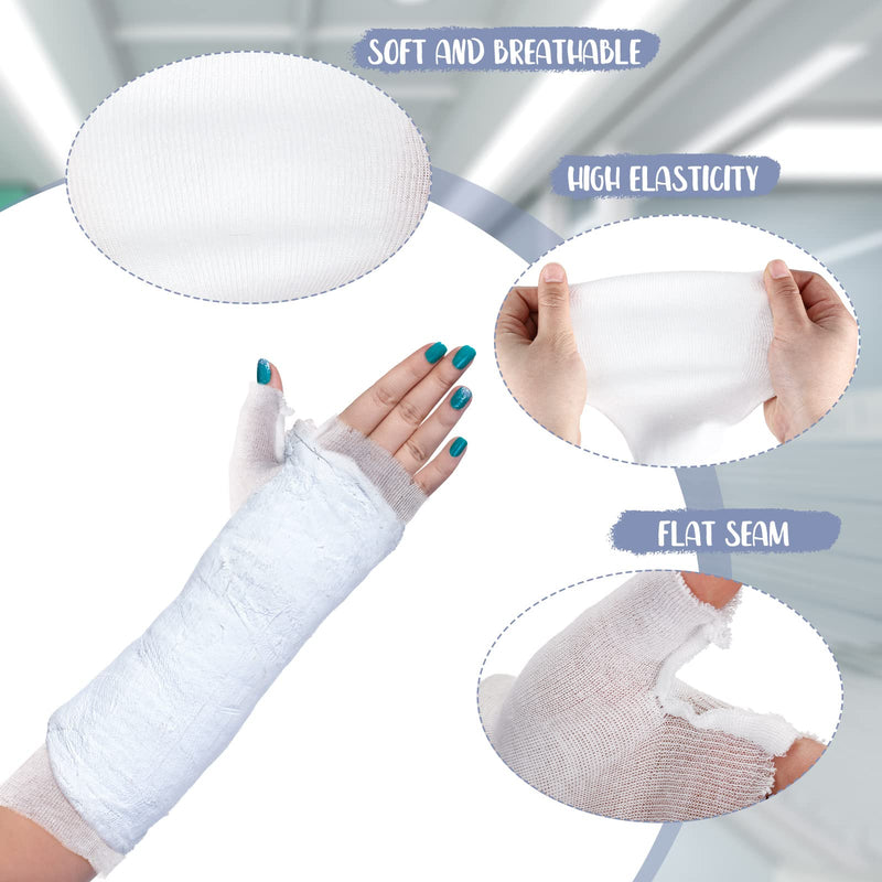 Tubular Stockinette Tubing Cotton Stockinette for Pre Wrap Use Elastic Arm Cast Stockinette for Arm Wrist Thumb Spica Stockinette Tubing Soft Wrist Arm Wraps (10 Pcs, 3.14 x 11.8 Inch) - NewNest Australia