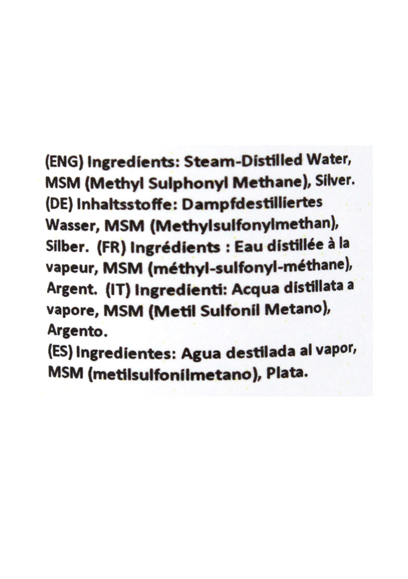 Silver MSM 25 (liquid) - 50 ml pipette bottle - NewNest Australia