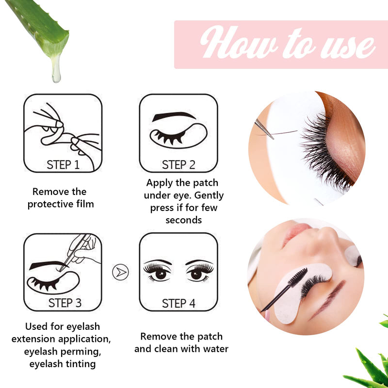 50 Pairs GreenLife 100% Naturel Eyelash Extension Under Eye Gel Pads patches kit Collagen (50 150 300 Pairs) with Aloe Vera Hydrogel Eye Patches set for Eyelash Extension Supplies Tools 50 Pair (Pack of 1) - NewNest Australia