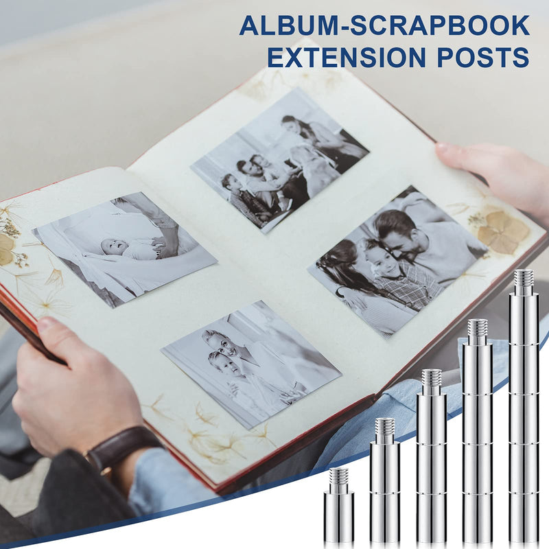 40 Pieces Album-Scrapbook Extension Posts 12 x 5 mm Extension Screws Album Extension Post Replacements Compatible with Pioneer Photo Albums, Post-Bound Refillable Photo Album - NewNest Australia