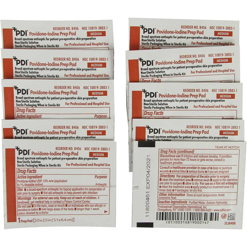 Iodine PREP Pads (10 Pack) - NewNest Australia