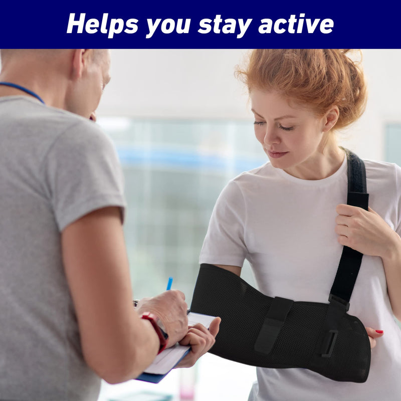 Neo-G Arm Sling for Shoulder Injury Arm Injury Recovery, Pre/Post Surgery - Airflow Breathable Lightweight Shoulder Sling - Adjustable Straps - Class 1 Medical Device - NewNest Australia