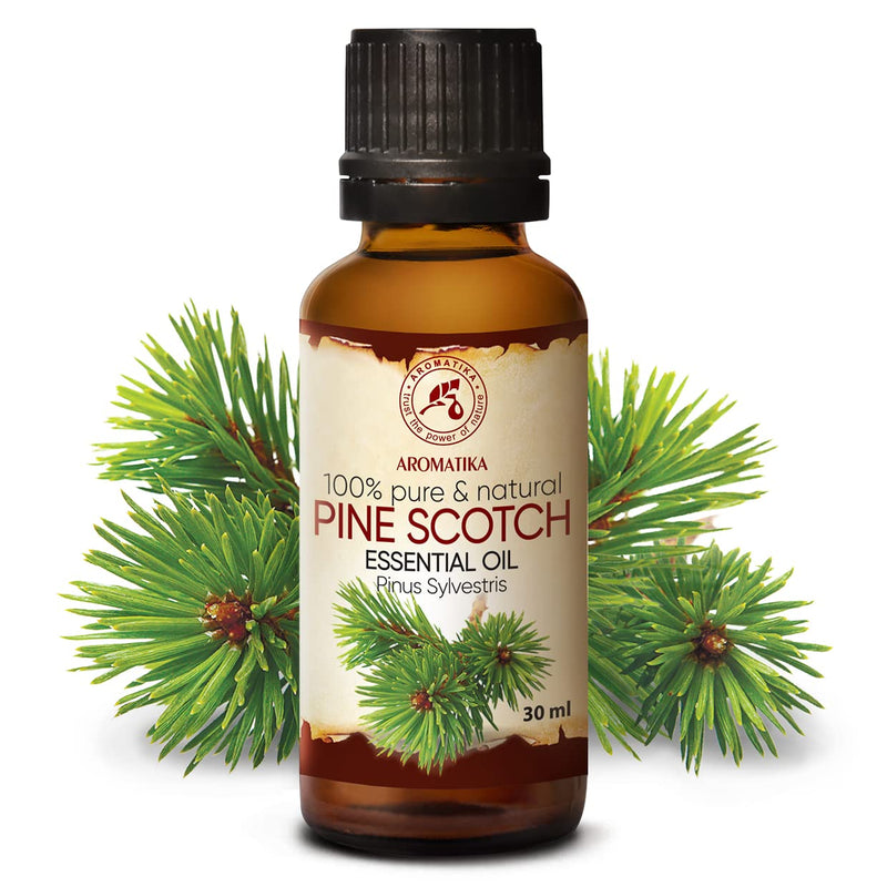 Pine Needle Oil Essential - Christmas Tree Fragrance - Pine Scotch 30 Ml - Pinus Sylvestris - Austria - 100% Natural - Fresh Needle Fragrance - Pine Oil For Wellness - Aromatherapy - Aroma Diffuser & - NewNest Australia